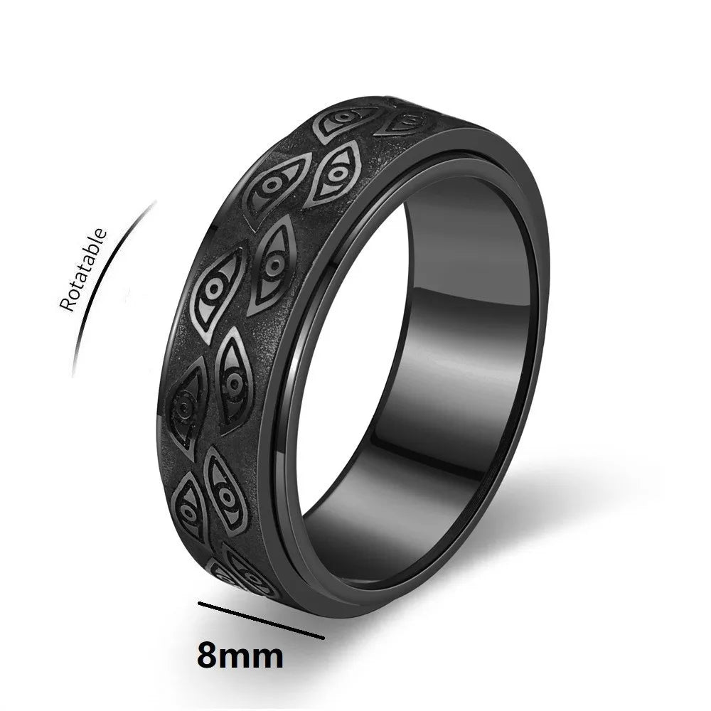 Anti Stress Stainless Steel Spinner Rings