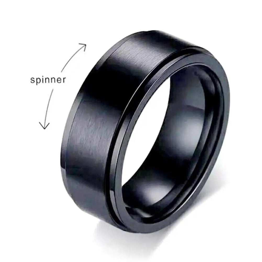 Anxiety Fidget Spinner Rings