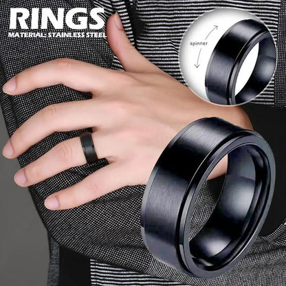 Anxiety Fidget Spinner Rings