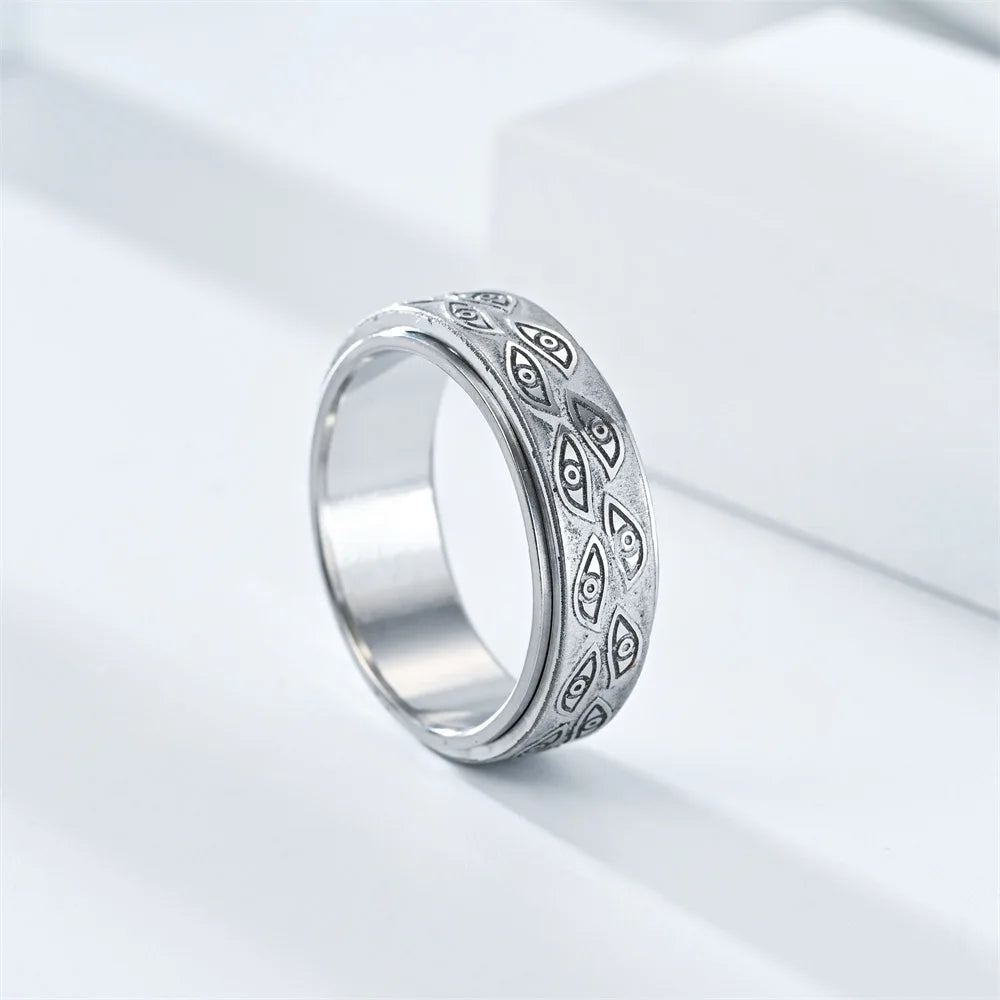 Anti Stress Stainless Steel Spinner Rings